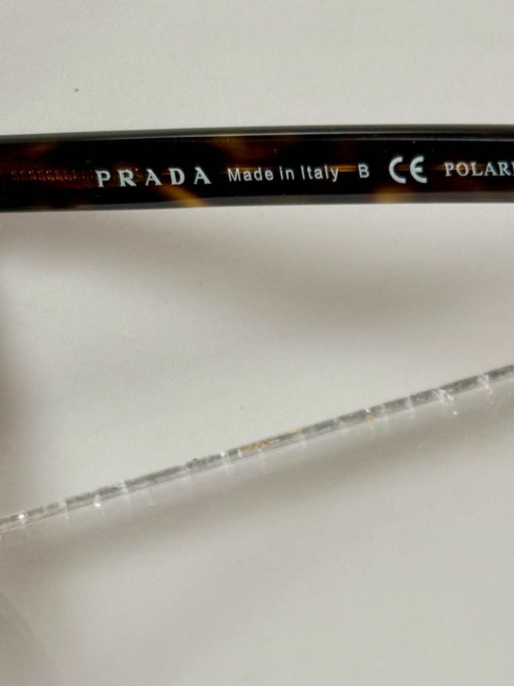 Prada Women’s SPR 16M Polarized Sunglasses Brown Tortoise Made in Italy! 🇮🇹 - Picture 5 of 6